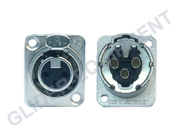 Neutrik XLR 3P chassis connector female [NC3FD-LX]
